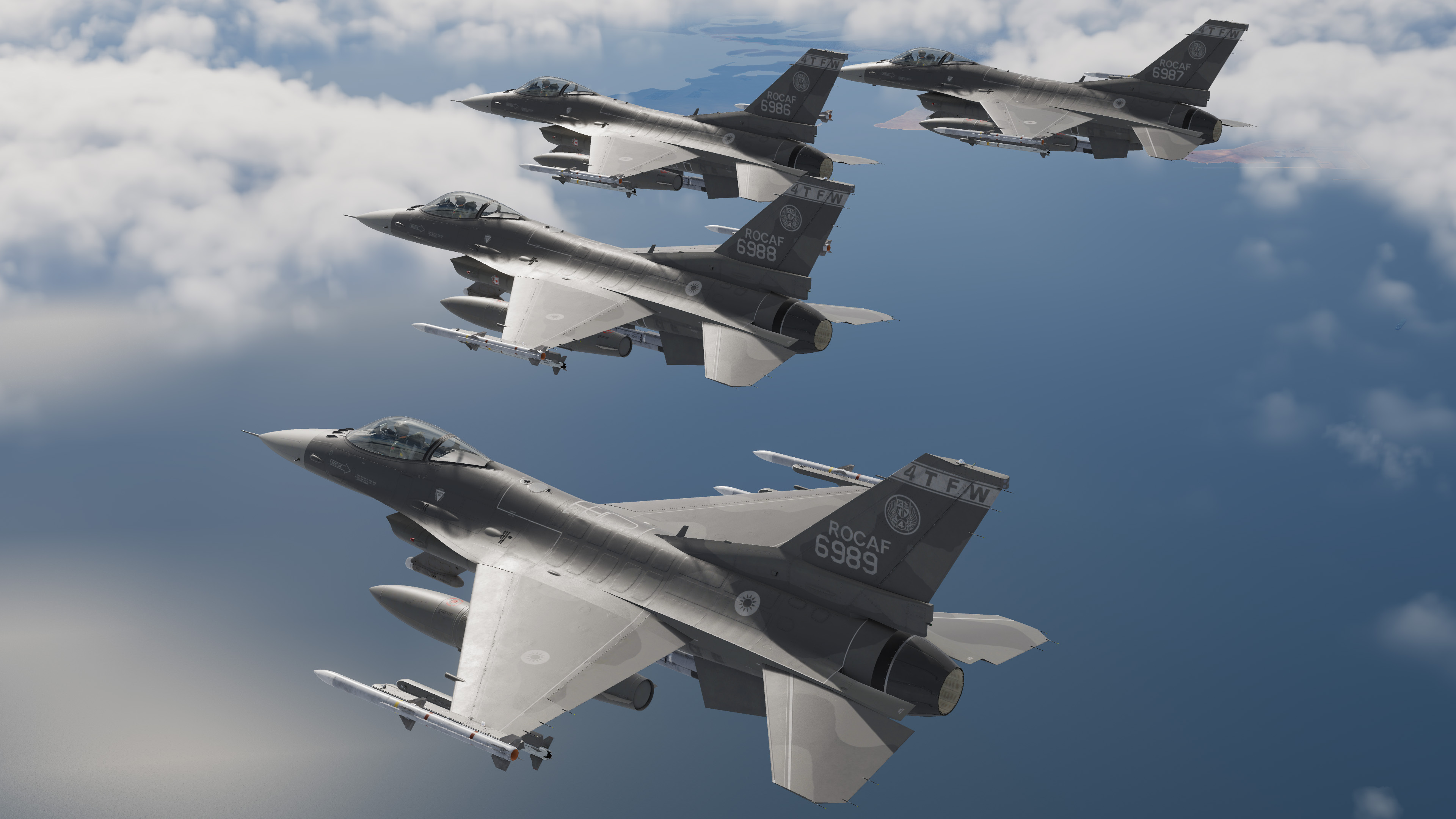 ROCAF F-16 4th TFW 21st TFG Have Glass『Tail Number Fixed』2022/12/20