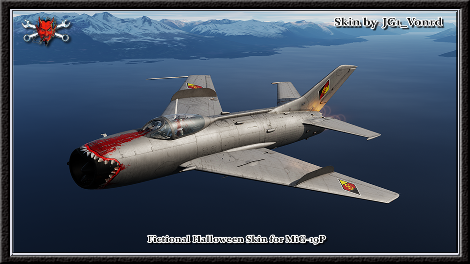 MiG-19P Halloween Fictional