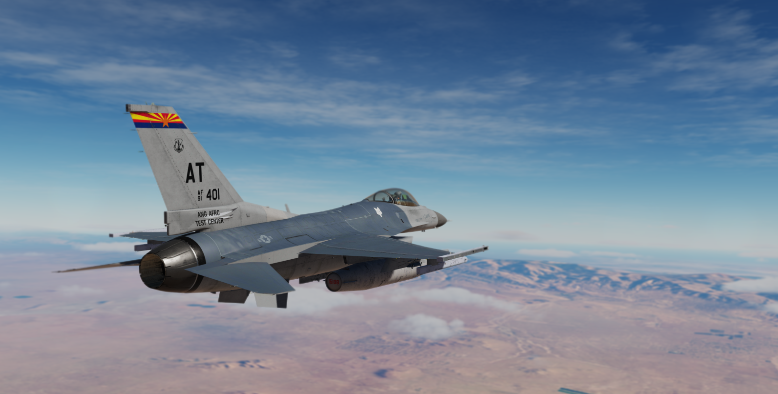 ANG AFRC Test Center, 162nd Wing, 91-0401, Arizona Air National Guard, Tucson, AZ