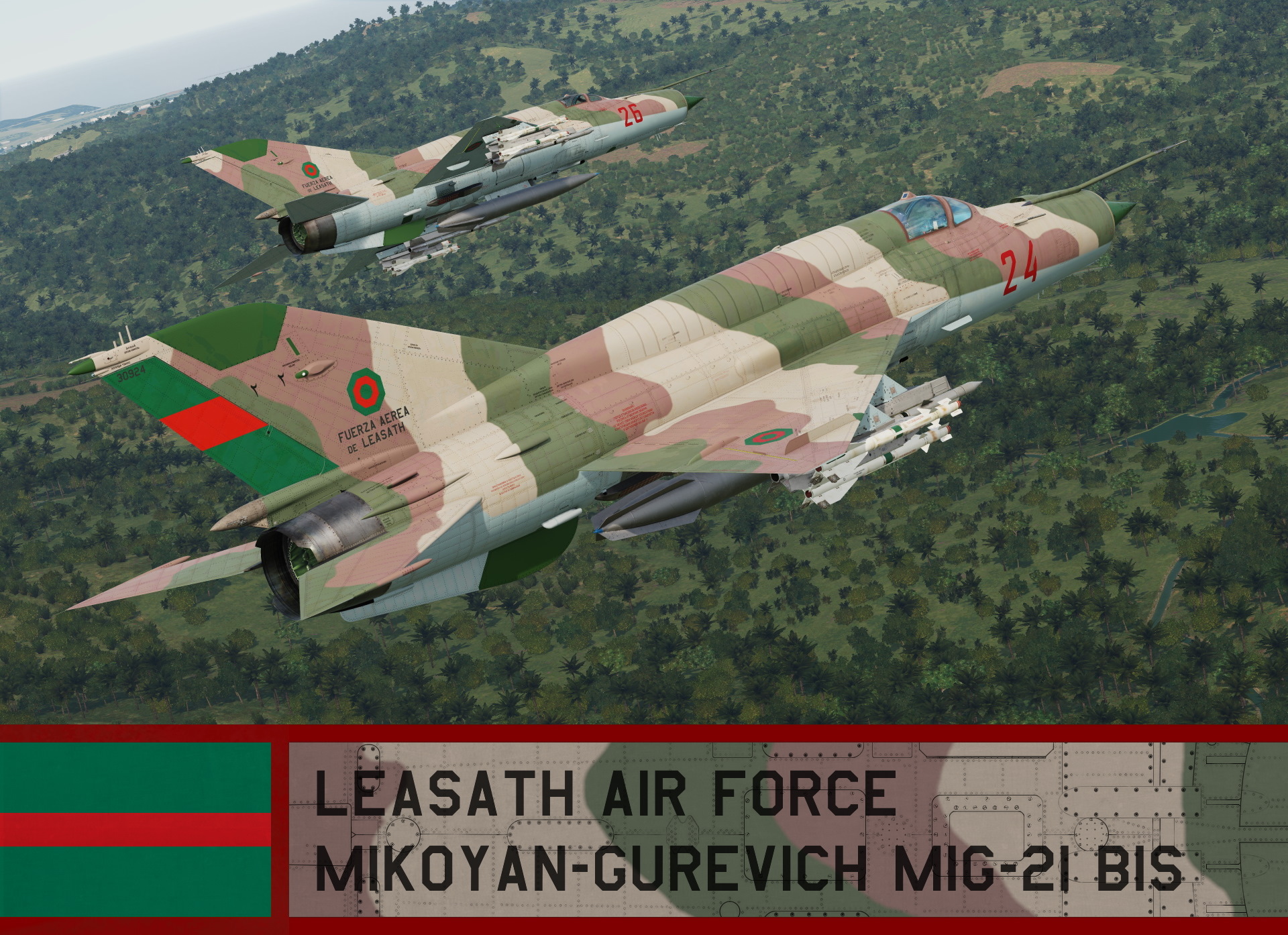 Leasath Air Force Mig-21Bis - Ace Combat X (58th Air Brigade)