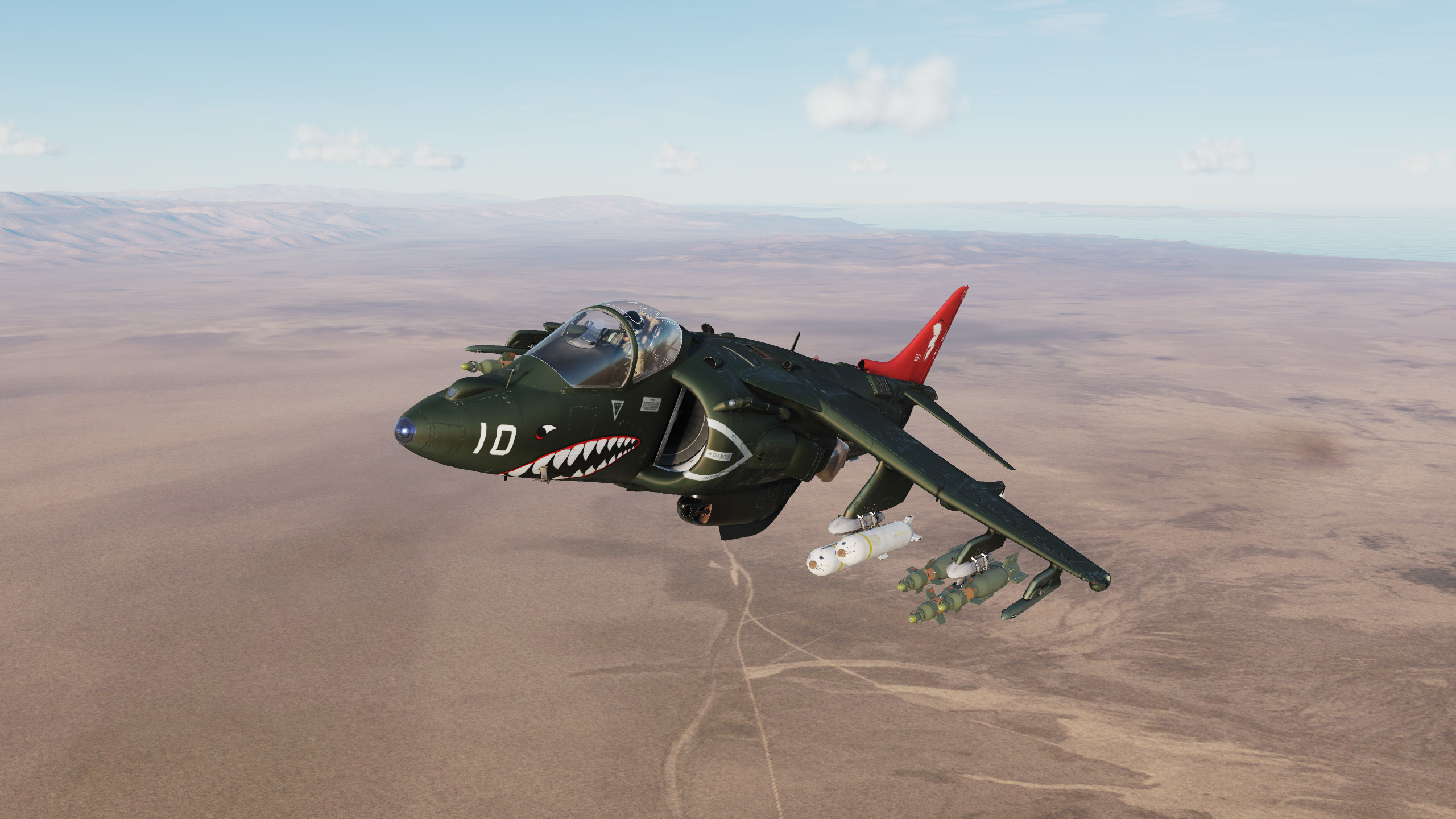 Fictitious Spartans Squadron with Shark Mouth