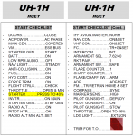 UH-1H Quick Checklist.