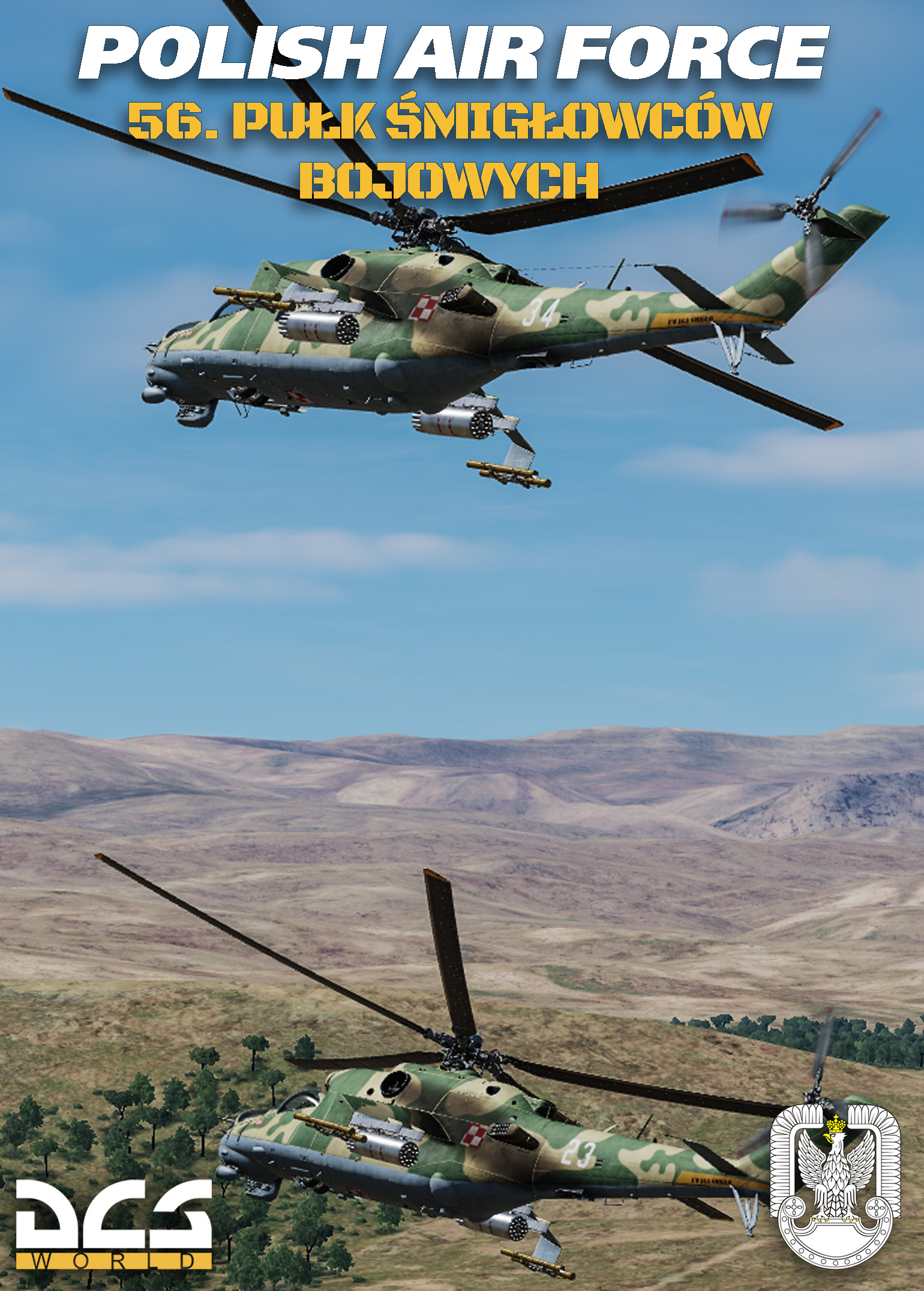 Mi-24P Polish Air force - 56. Pulk Smiglowcow Bojowych