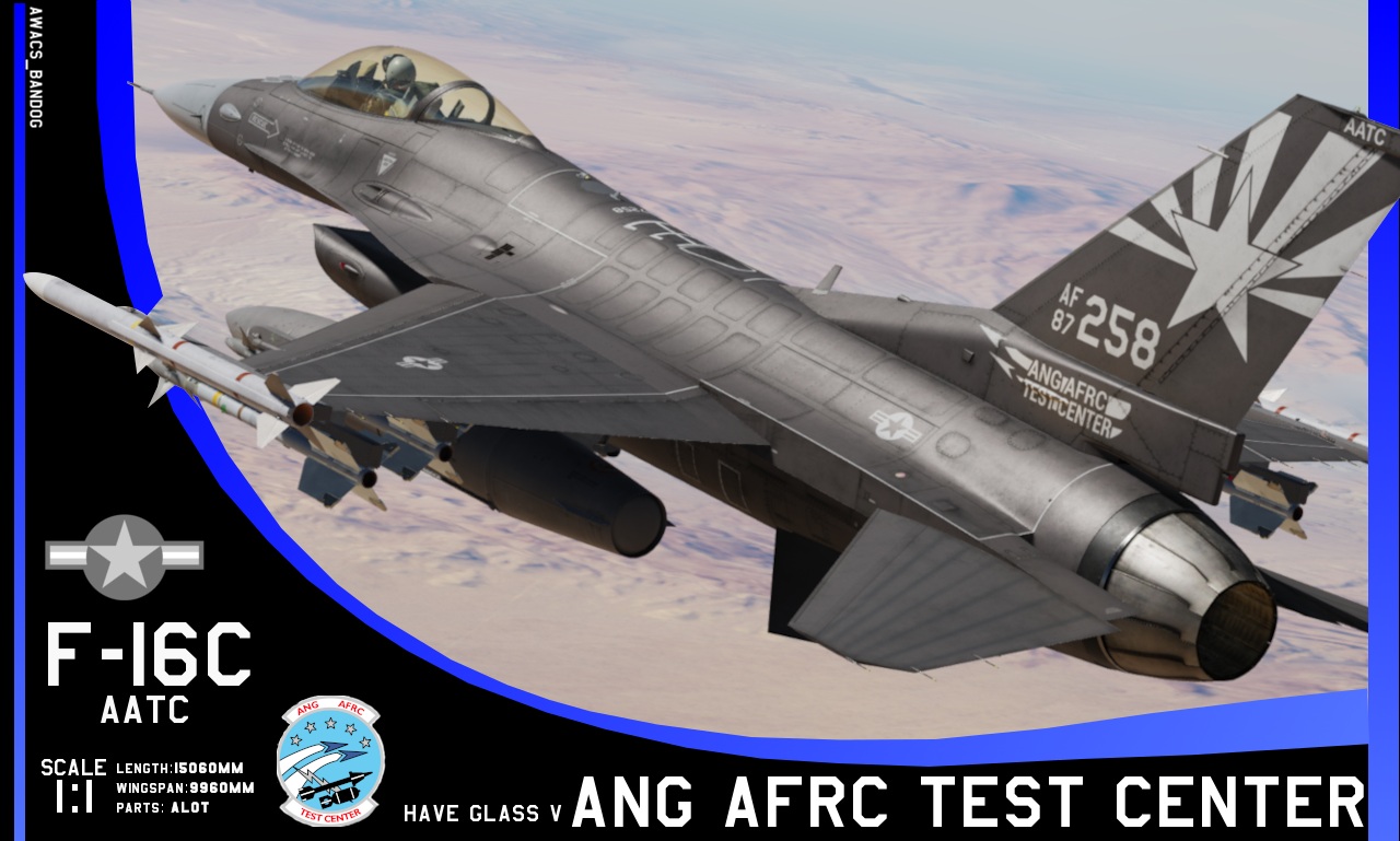 Air National Guard Air Force Reserve Command Test Center F-16C 88-0258