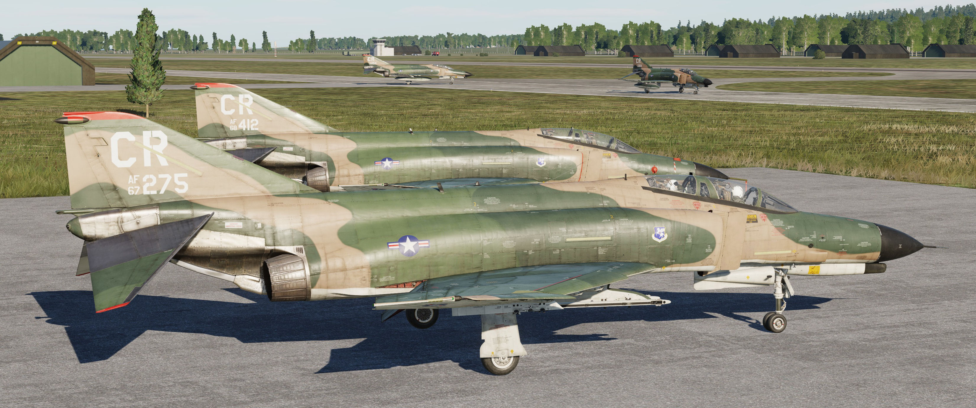 F-4E USAFE 32nd TFS Wolfhounds v1