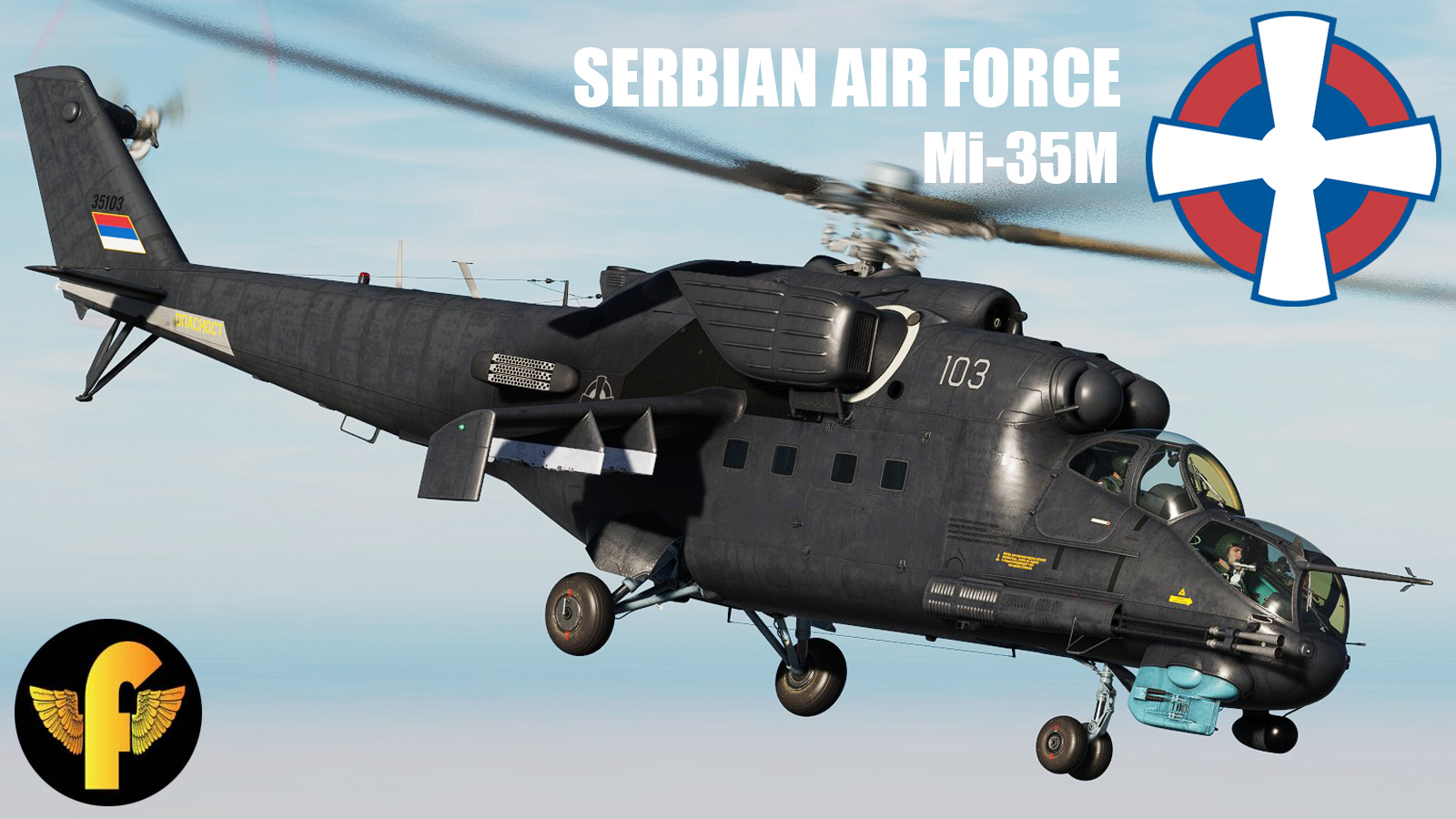 Serbian Air Force Mi-35M (101-104)