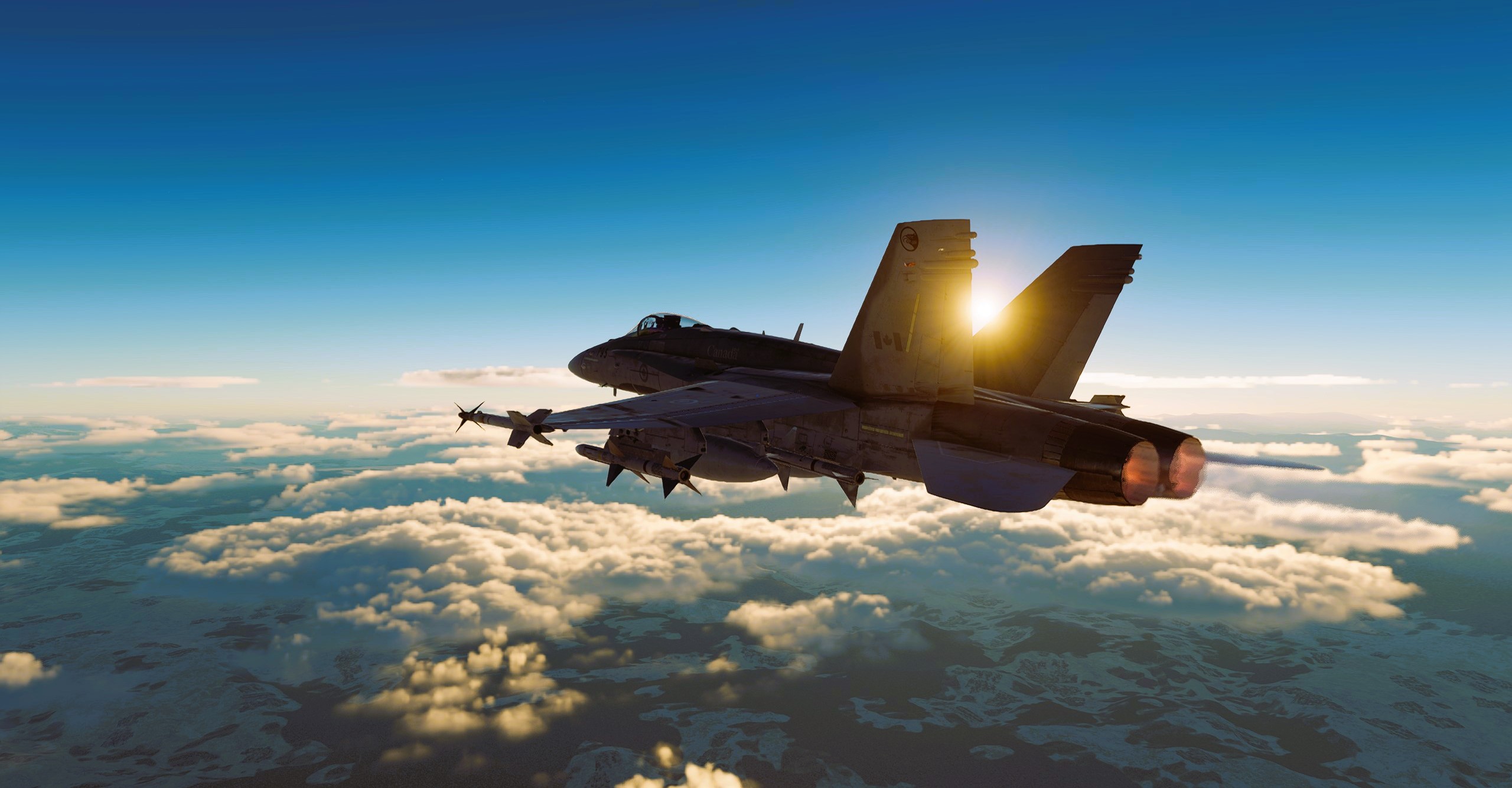 Georgia 99 - CF-18 Scramble and Intercept