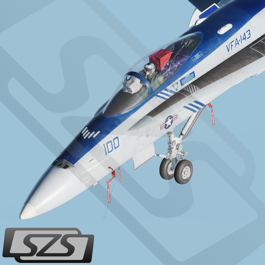 DCS F/A-18C Lot 20 USN VFA-143 Pukin' Dogs - 2023 Remaster - DCS 2.8.4+