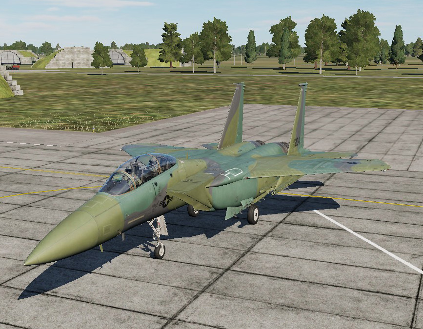 4950th Test Wing F-15E Prototype "Charcoal Lizard"