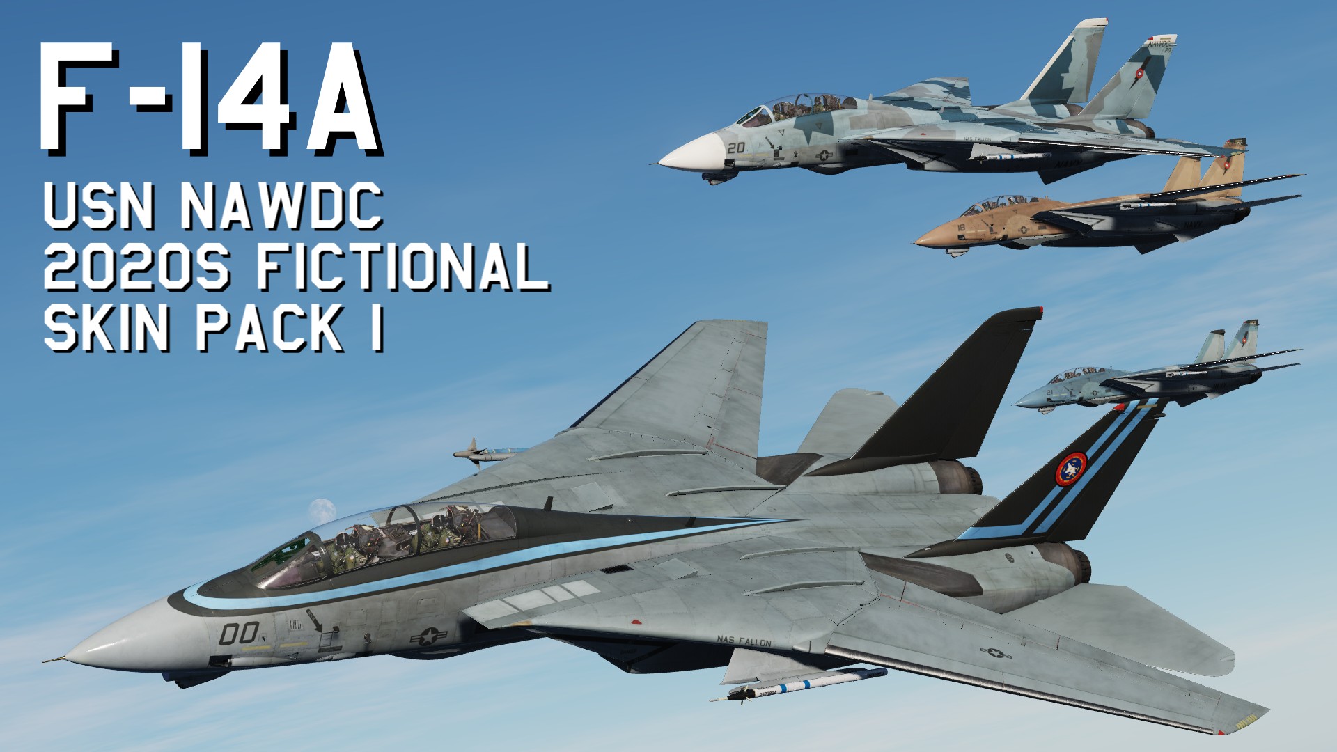 USN NAWDC F-14A 2020s Fictional Skin Pack 1