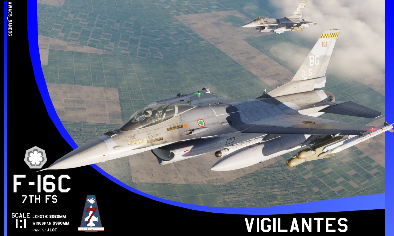 Ace Combat - Bulgurdarest Air Force 7th Fighter Squadron "Vigilantes" F-16C