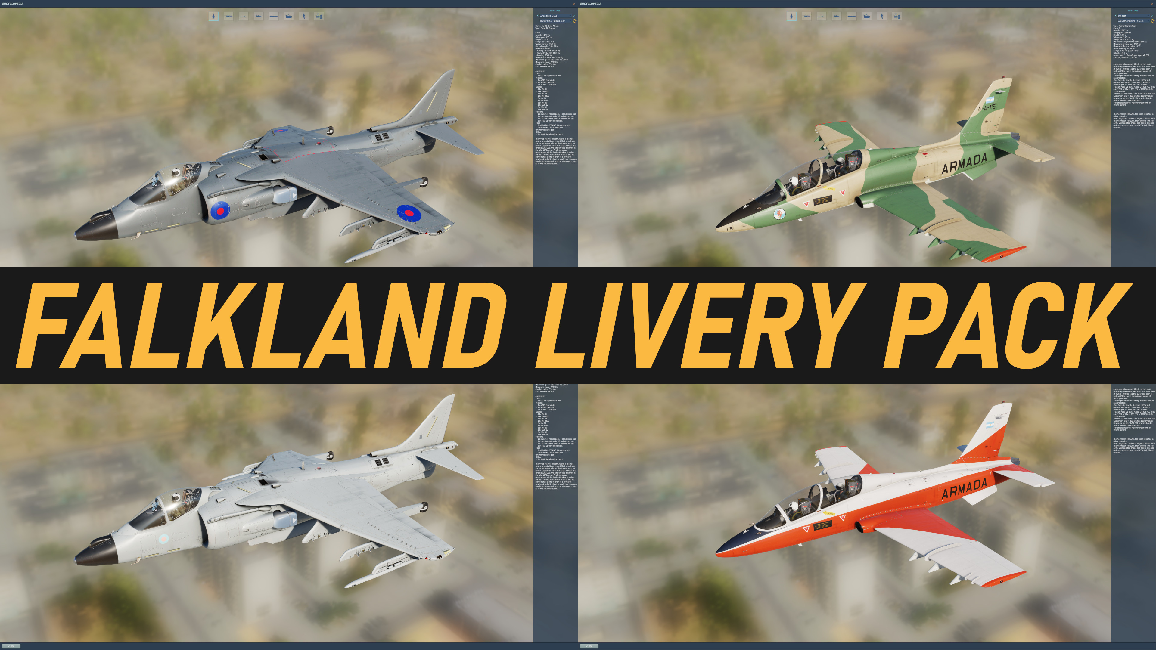 Falkland conflict livery package