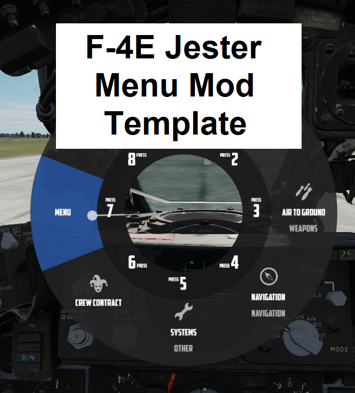 F-4E Jester Menu Mod Template/Demo