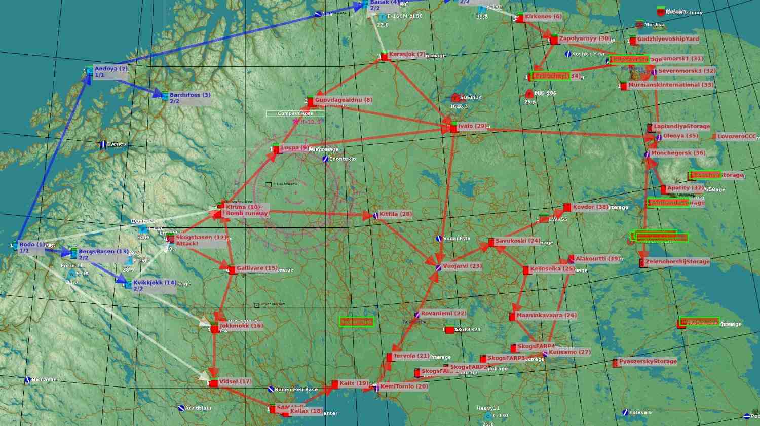 Foothold Kola with Dynamic spawn, CTLD, MANTIS and more