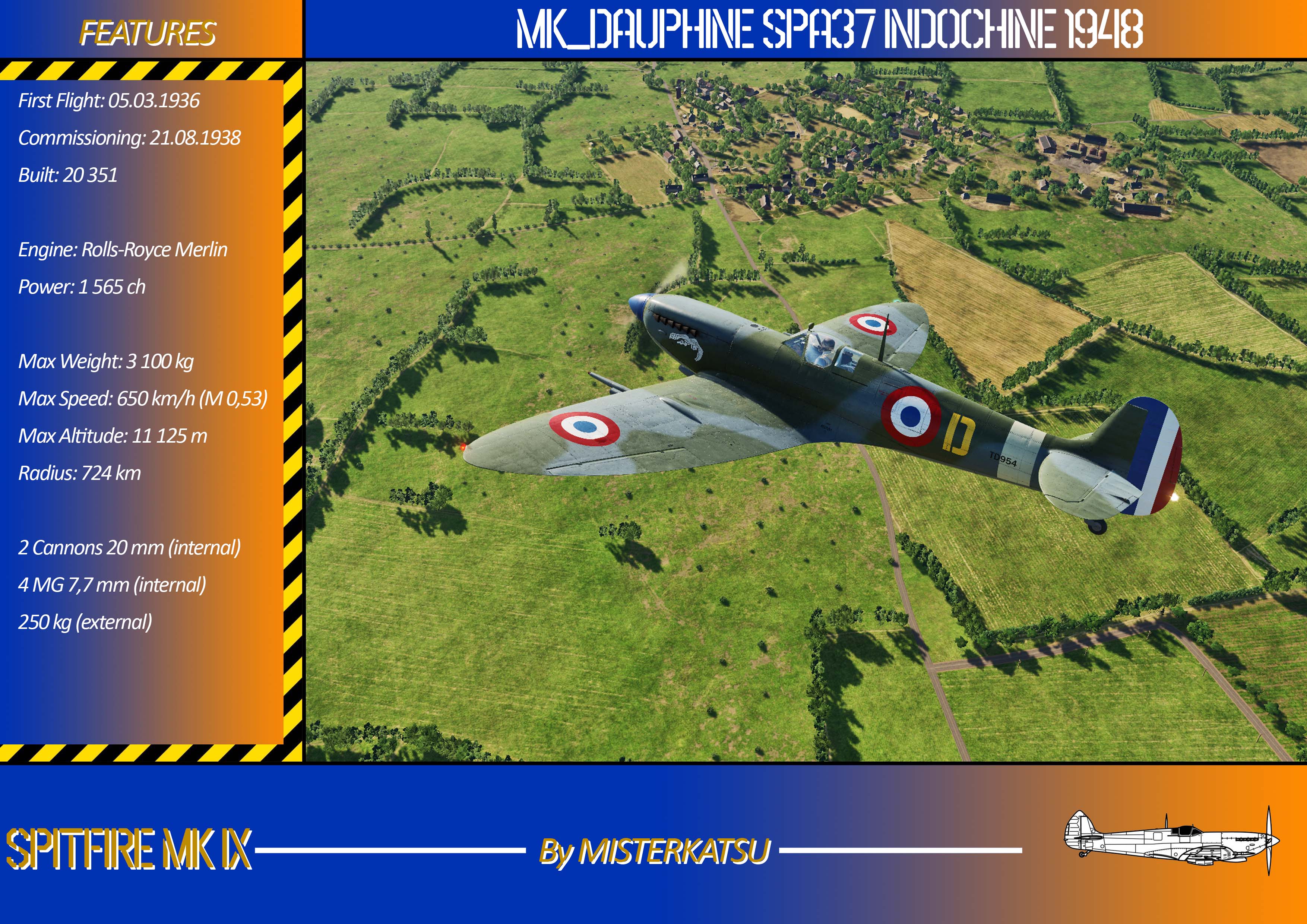 DAUPHINE SPA37 INDOCHINE 1948