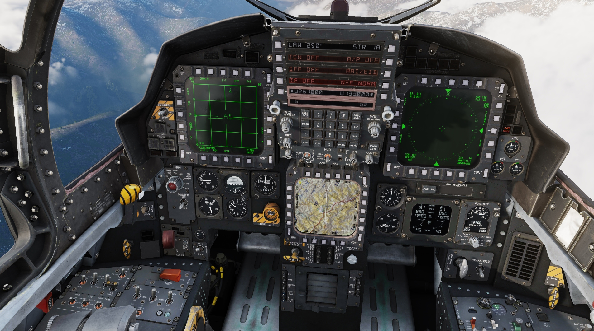 F15E Black Cockpit and Syria Sinai AirBases Info sheets