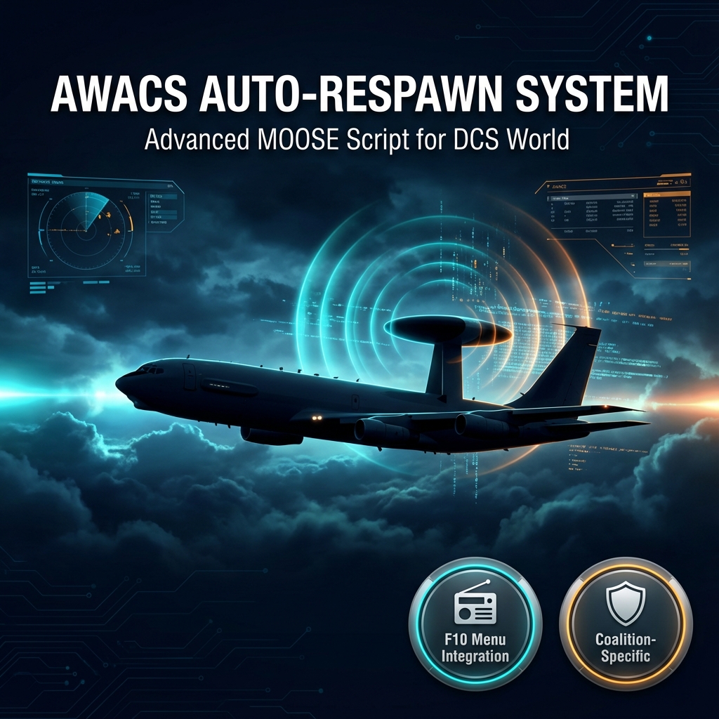 AWACS Auto-Respawn System for DCS World