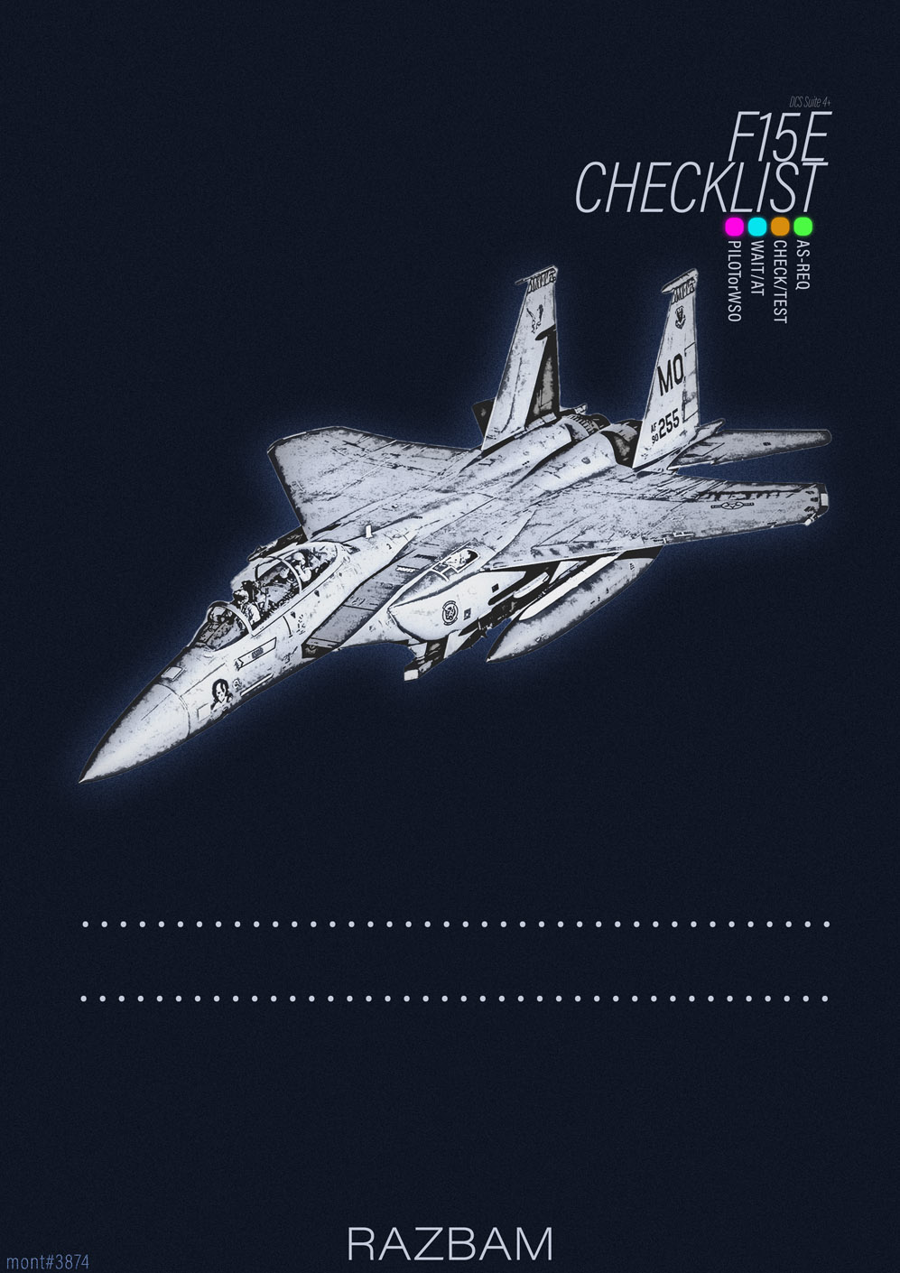 Mont's F15ES4+ Kneeboard