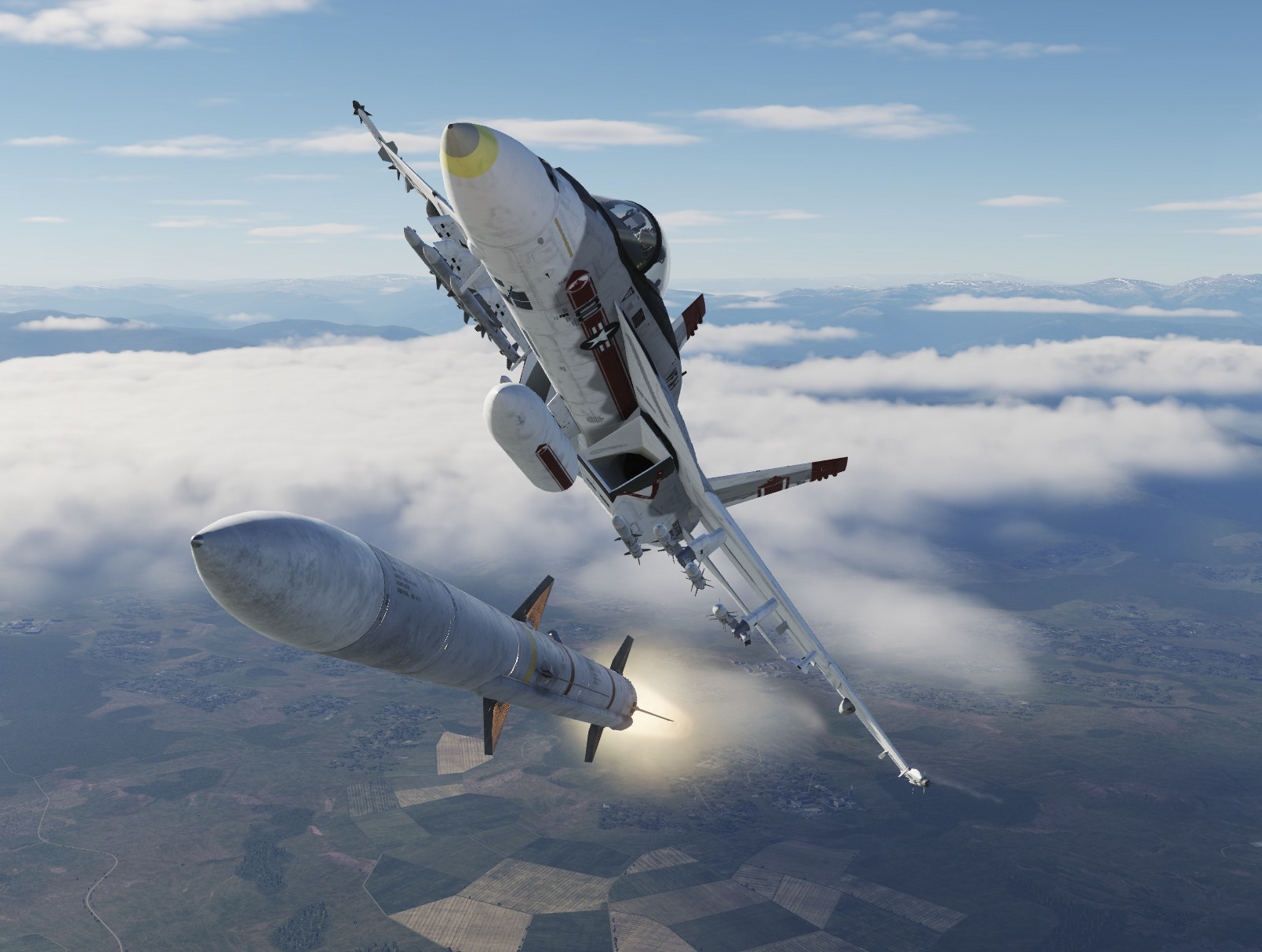 CJS F/A-18EFG Superbug Mod VFA-1 Wolfpack Livery (Fictional) - Pack 2 of 2