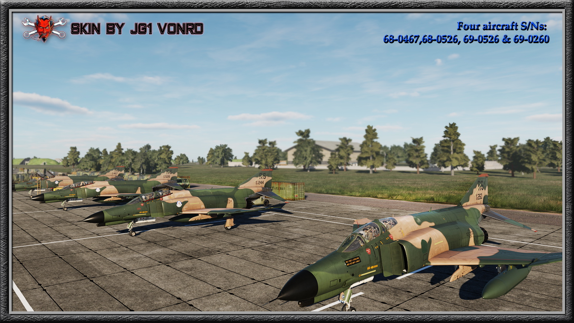 F-4E USAF 526th TFS Skin pack circa 1983