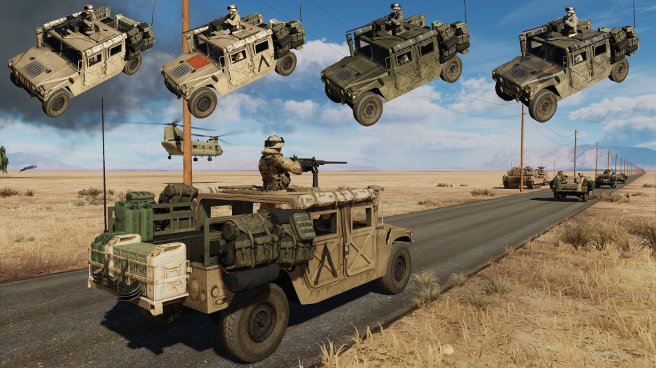 USA and Ukrainian HMMWV M2 livery pack for Eighballs HMMWV MOD