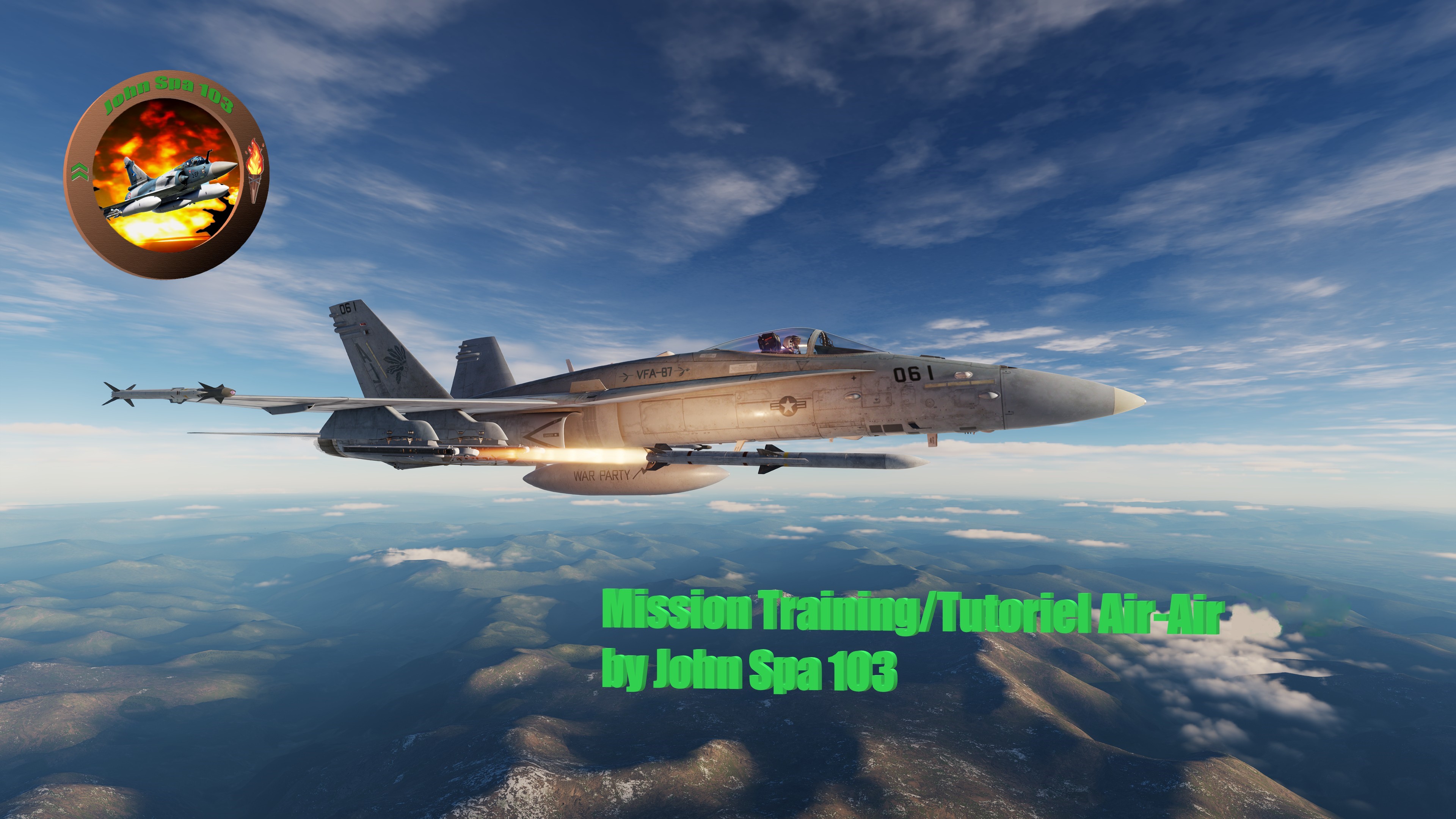 Mission Tutoriel/Training F/A-18C en AIR-AIR
