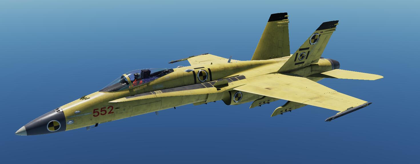 一着惊海天：F18虚构涂装:中国海军歼15-552号原型机--F-18 fictional skin:PLA No.552 prototype