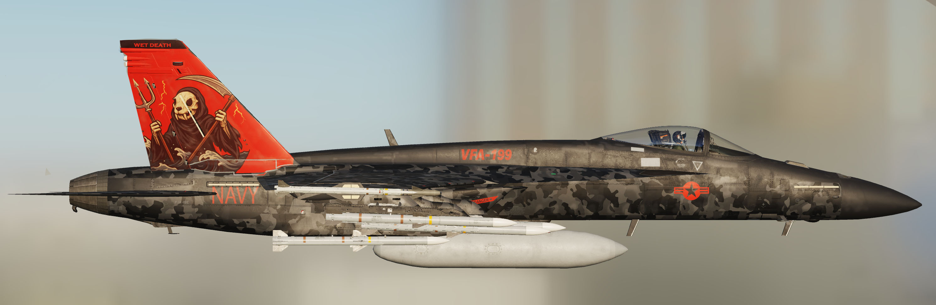 15th ADS Wet Boys / VFA-199 Wet Death CJS Super Hornet / FA-18E