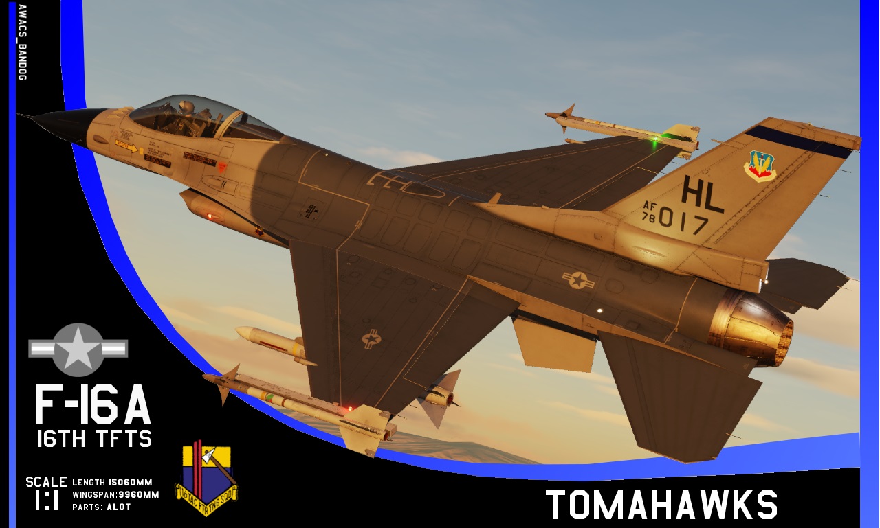 16th Tactical Fighter Training Squadron "Tomahawks"