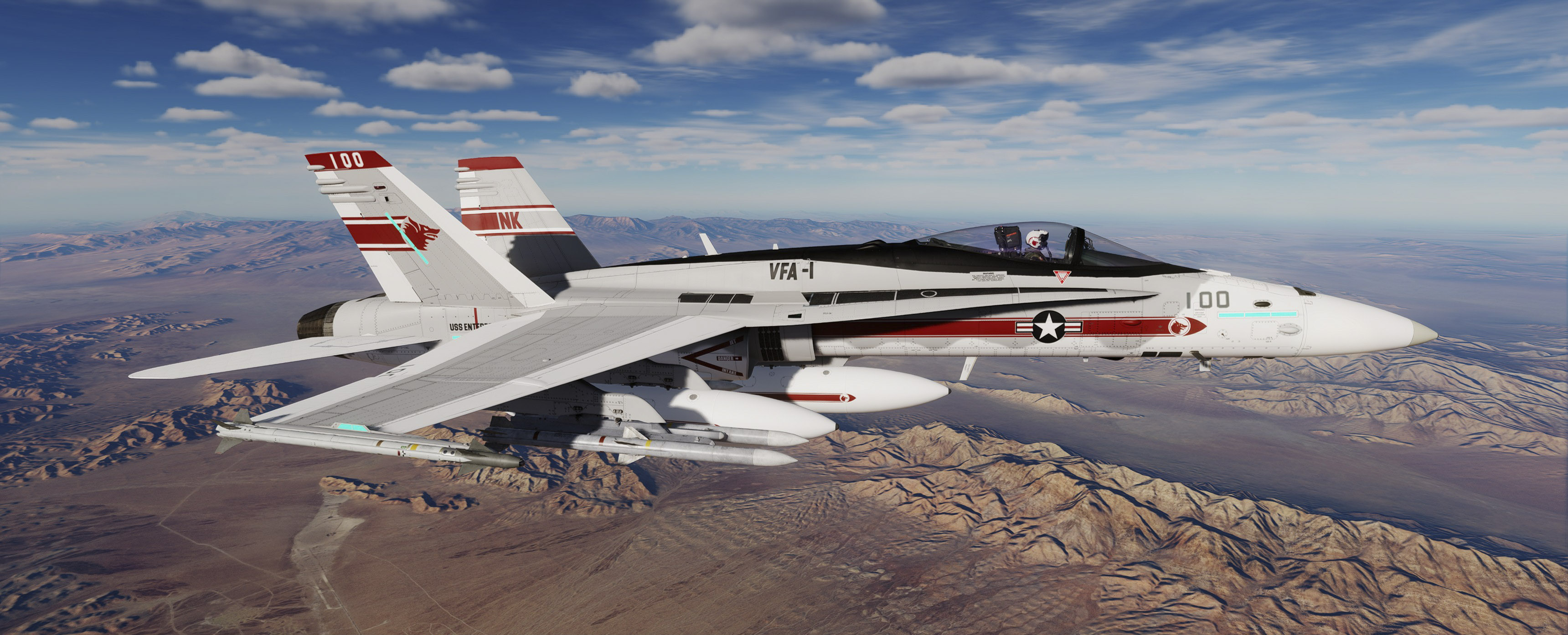 F/A-18C VFA-1 Wolfpack 4k Re-Mastered (Updated 6/29/2024)
