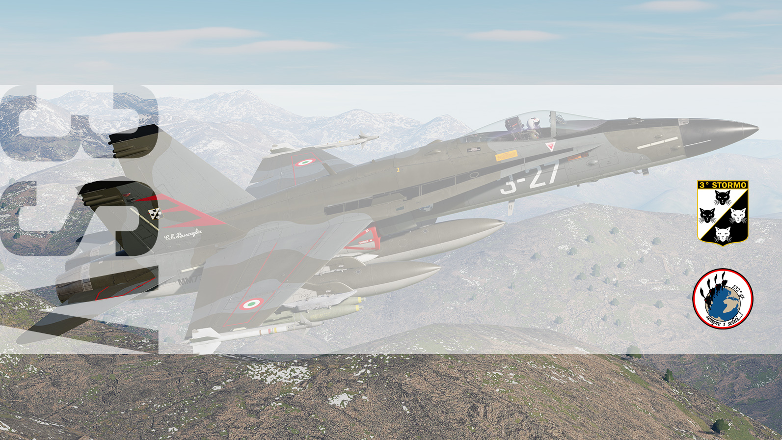 F/A-18C "CAMO 70's" AMI 3° Stormo 132° Gruppo (Fictional)