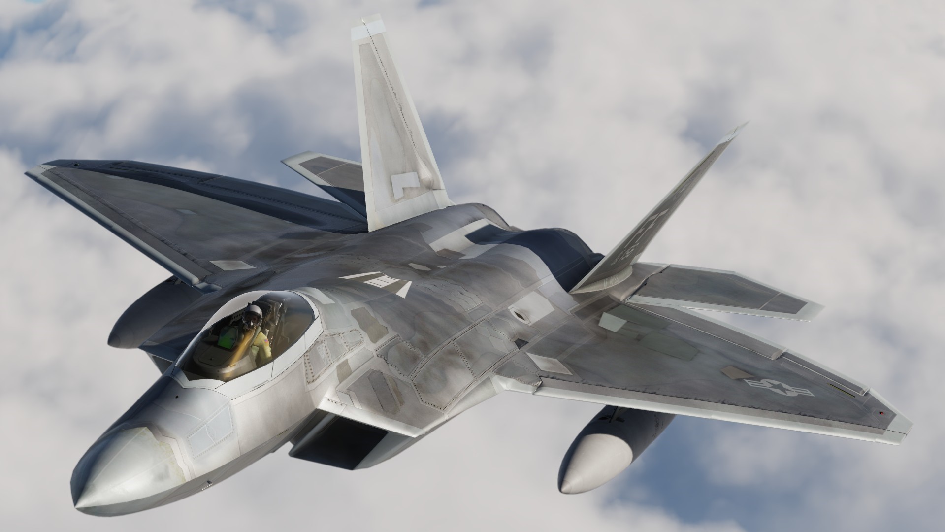 F-22A - USAF 156 FF WORN