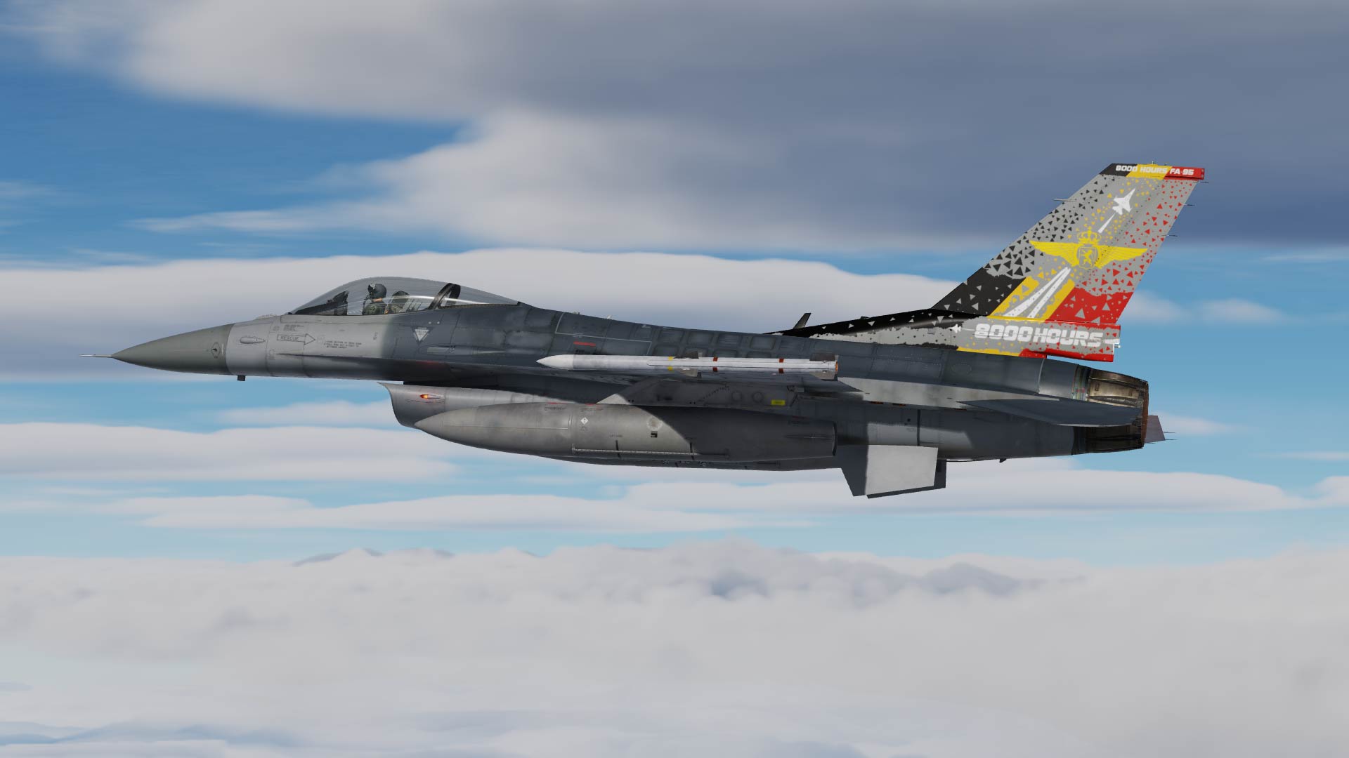F-16 Belgian Air Force FA-95 '8000 Hours' End Of Life