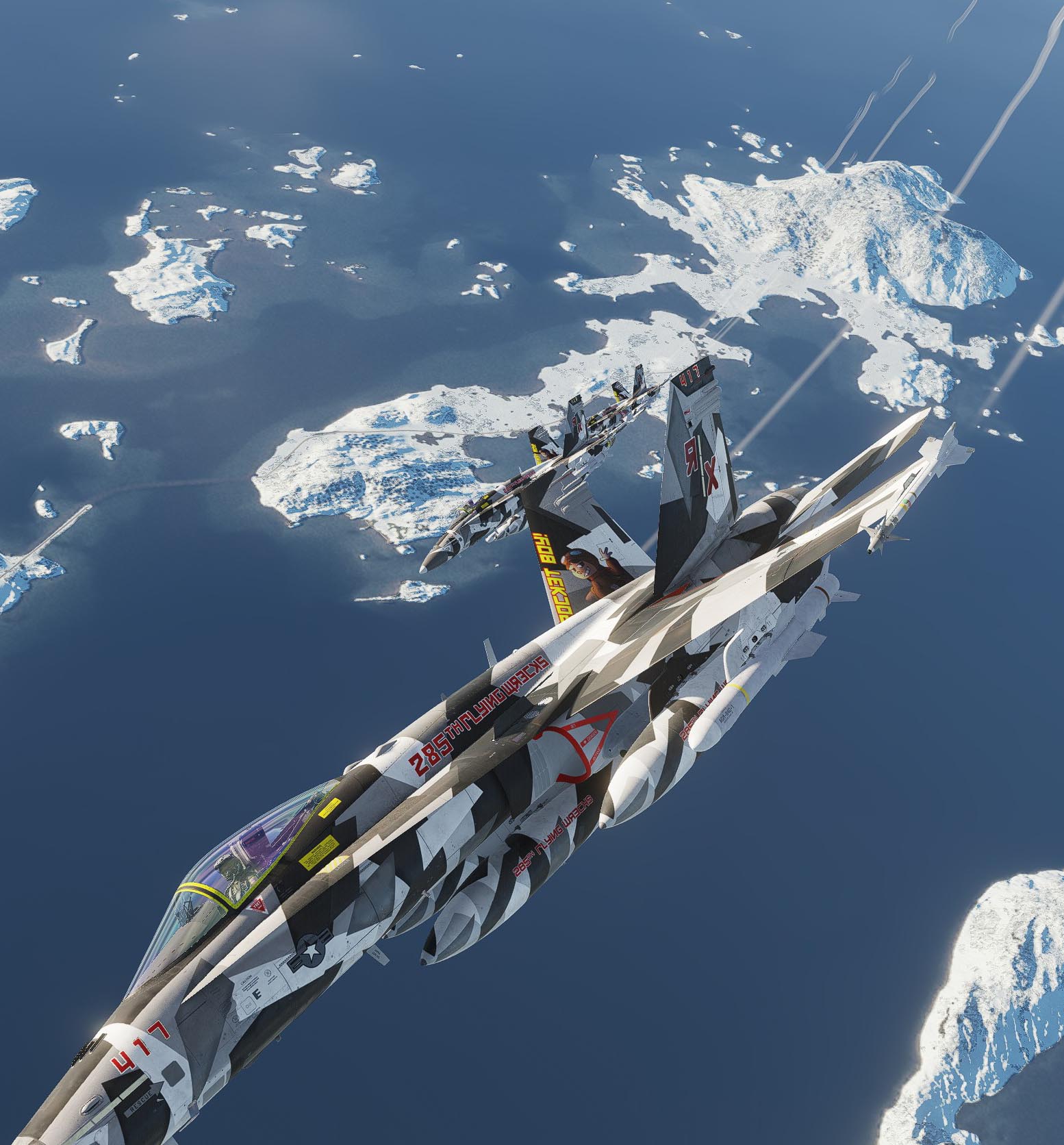 285th Flying Wrecks F/A-18C Gray Splinter