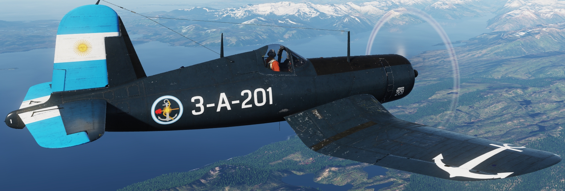 Argentine Navy 2nd Attack Squadron 124705 (Dark Blue)