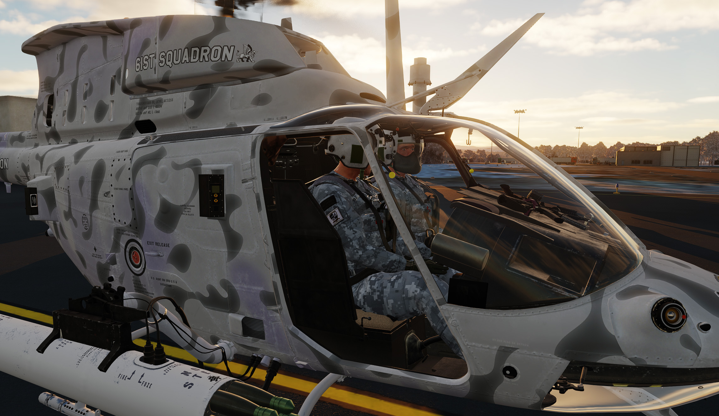 Kiowa - winter camo livery 61st Squadron