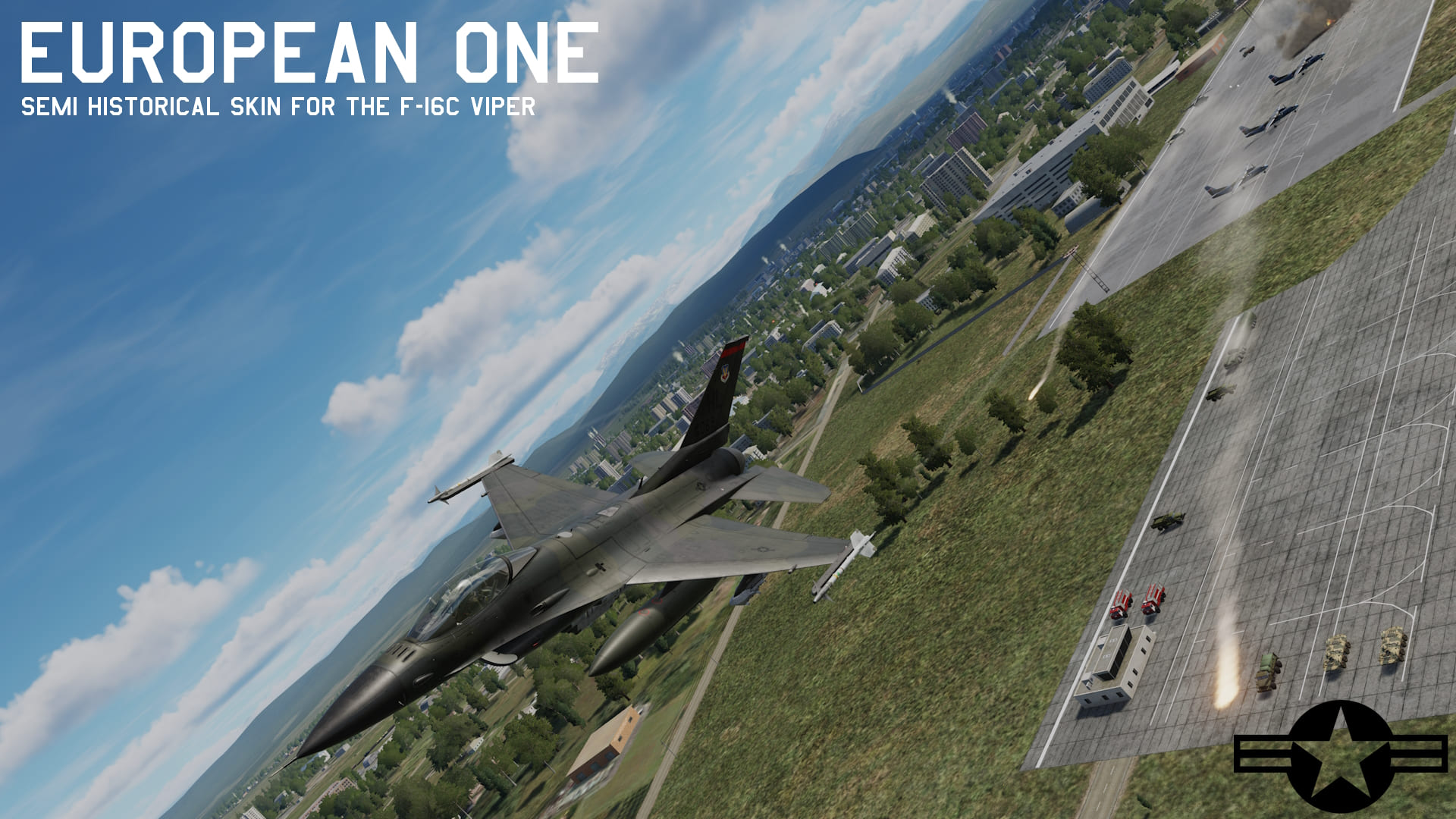 Semi Historical USAF F-16 European One Camo