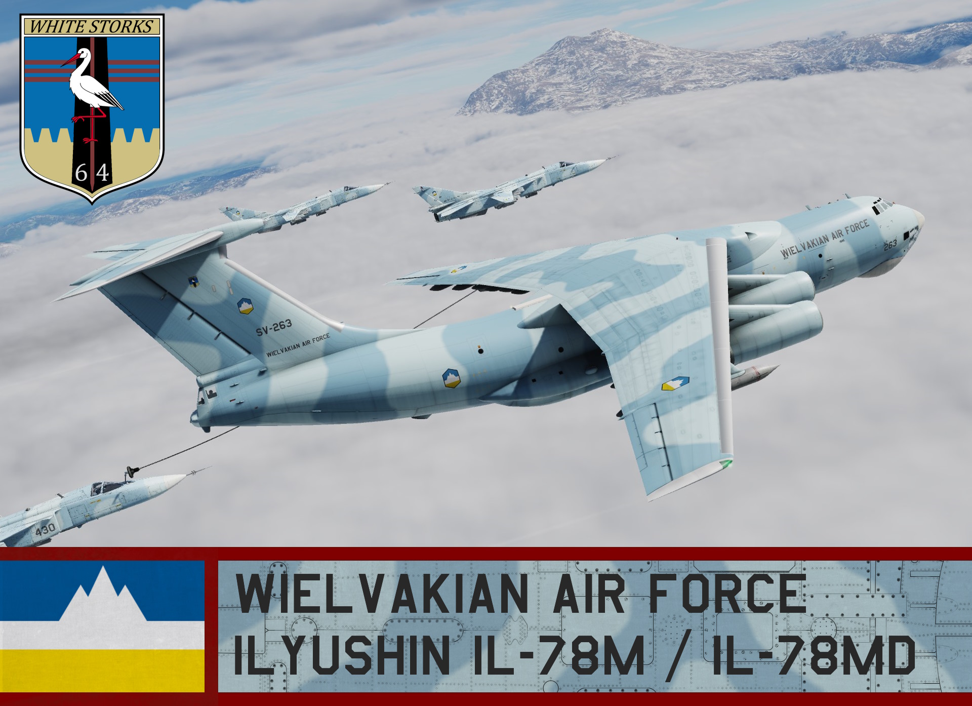 Wielvakian Air Force, IL-76MD / IL-78M - Ace Combat