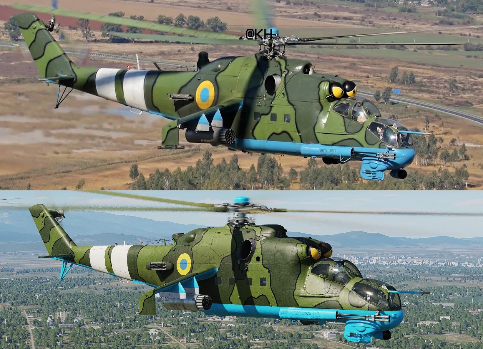Mi-24P Ukrainian Army Aviation - Green Forest