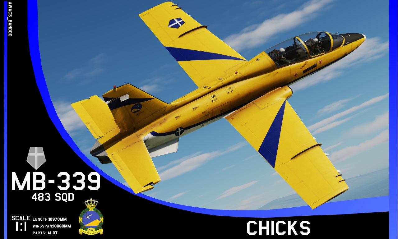 Ace Combat - Royal Nordlands Air Force 483 Squadron 'Chicks' MB-339