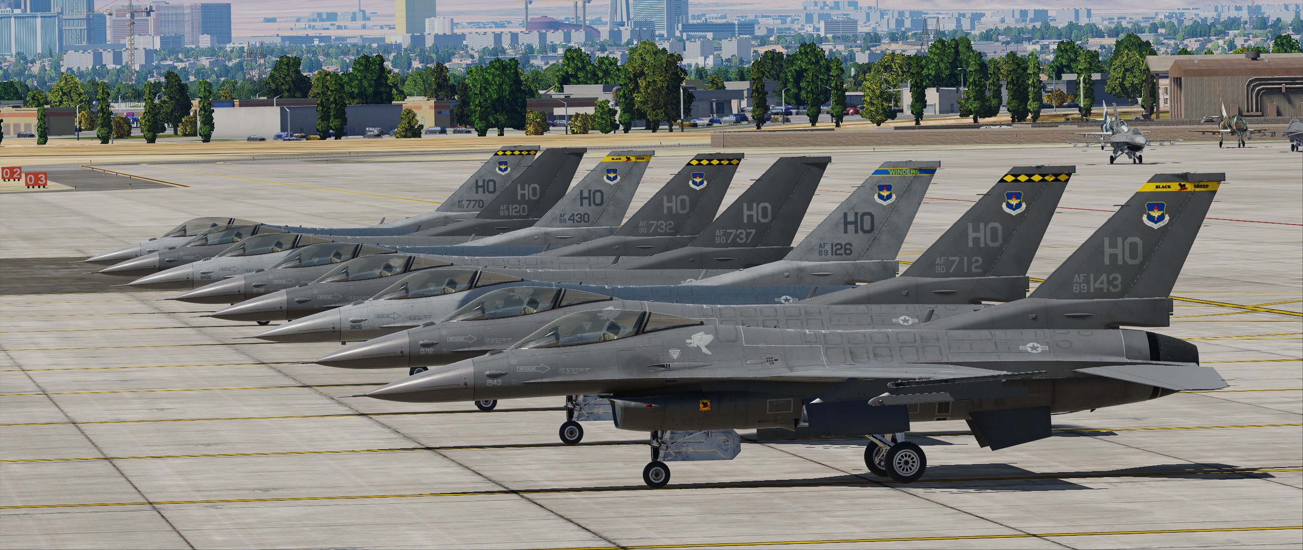 Holloman AFB F-16 Pack (311th FS, 314th FS, 8th FS)