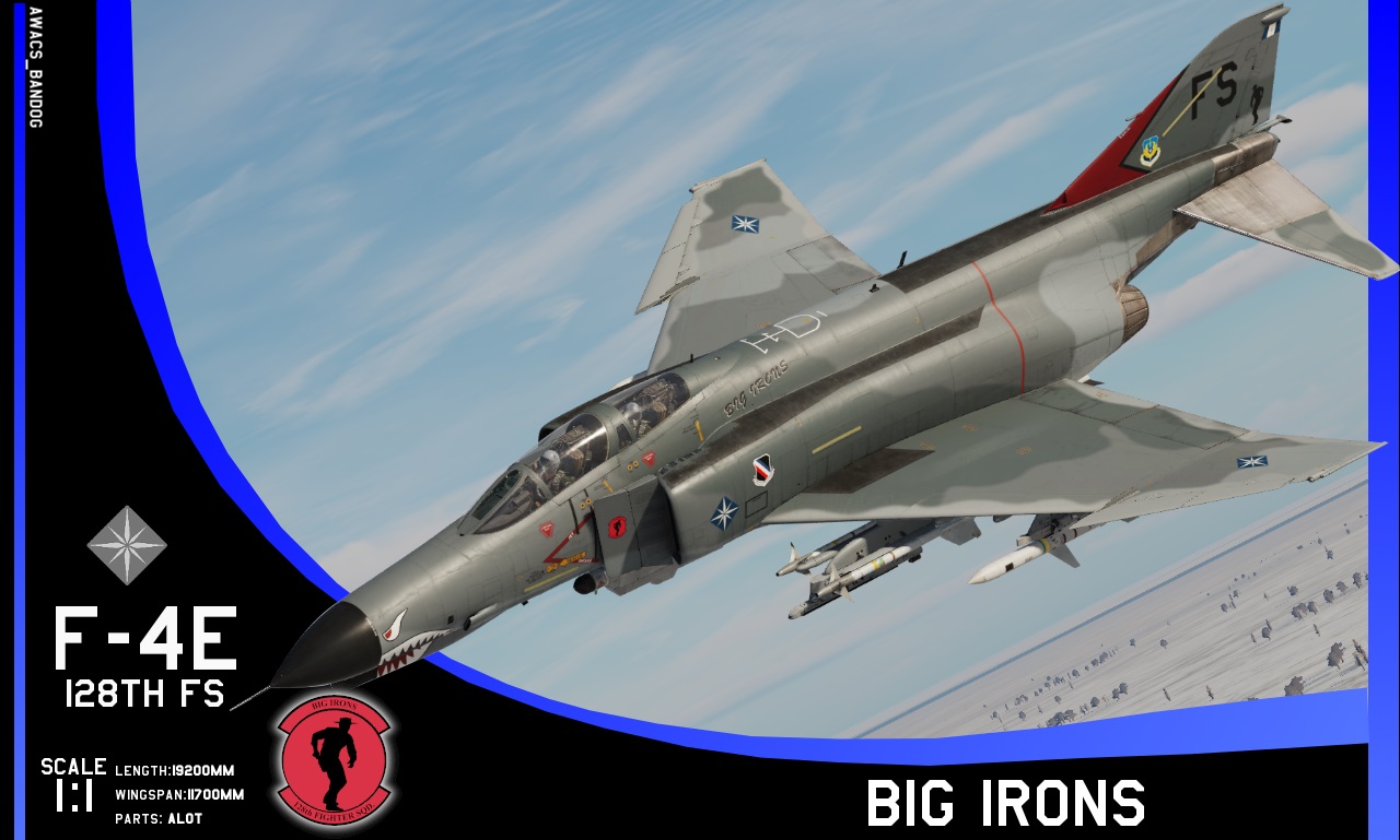 Ace Combat - Emmerian Air Force - 128th Fighter Squadron "Big Irons" F-4E
