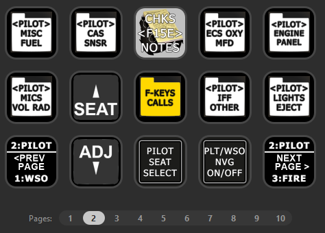 F-15E Streamdeck 5x3 Profile