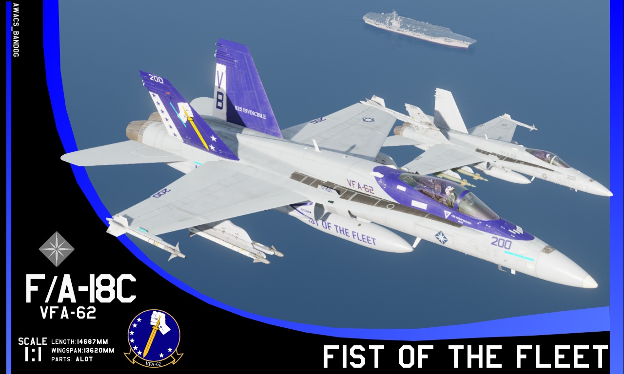  Ace Combat - Emmerian Navy - Strike Fighter Squadron 62 "Fist of the Fleet"