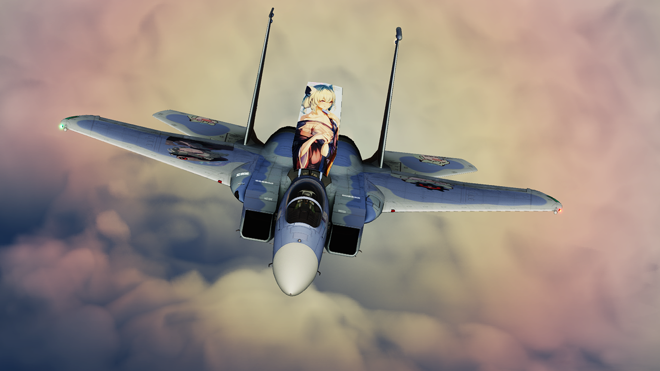 F-15C Mayoi Shigure (Blue Archive) Livery