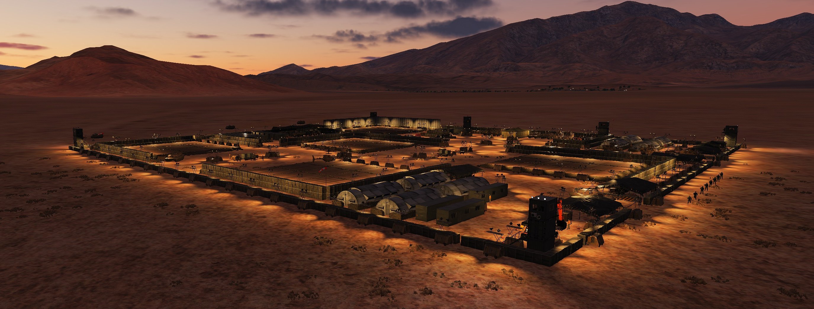 Hesco FARP - Desert - Persian Gulf