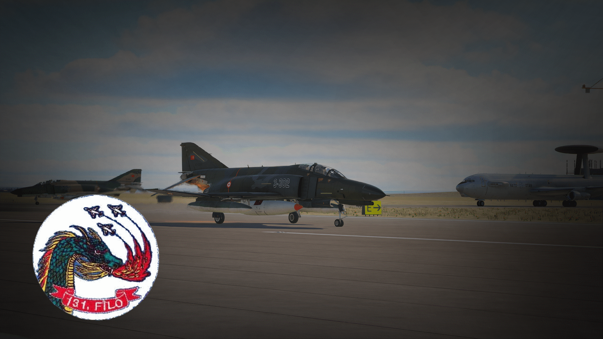 TuAF F-4E 67-0302 131st Ejderler E1