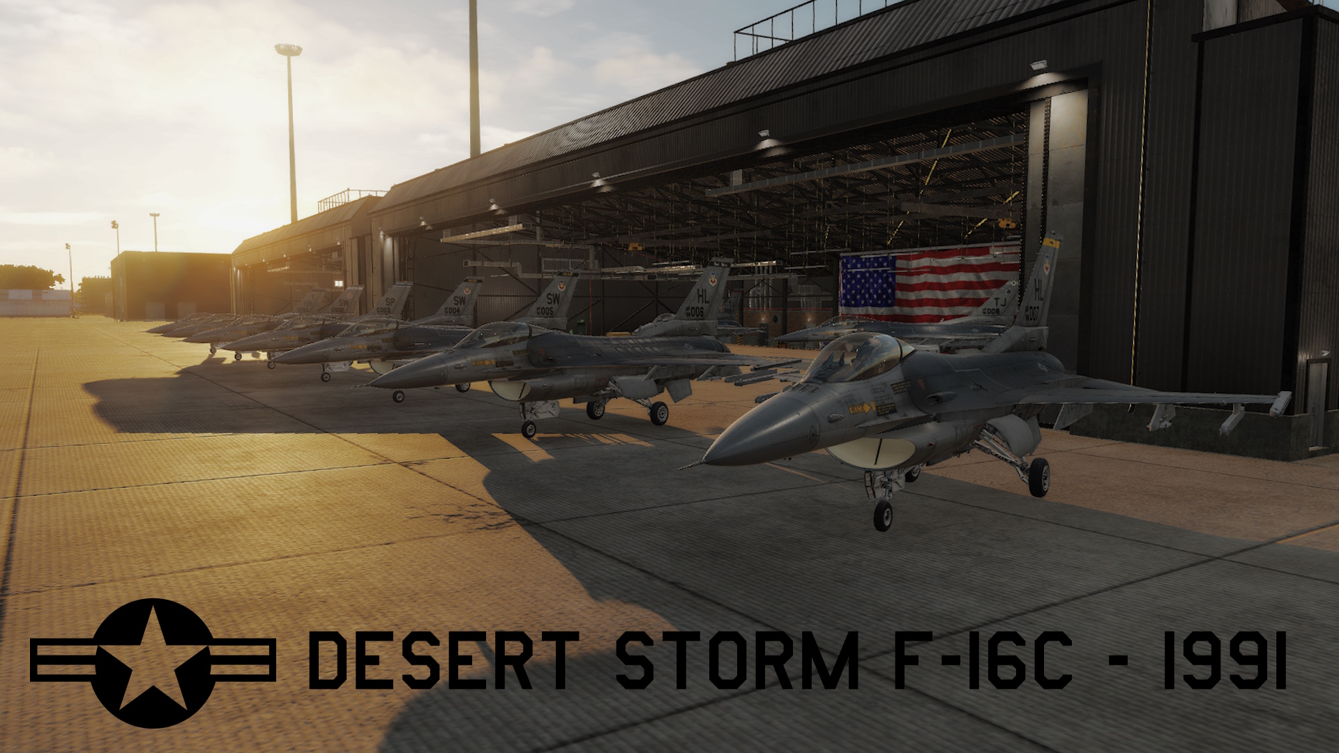 Livery Pack F-16C Viper - Desert Storm 1991 USAF