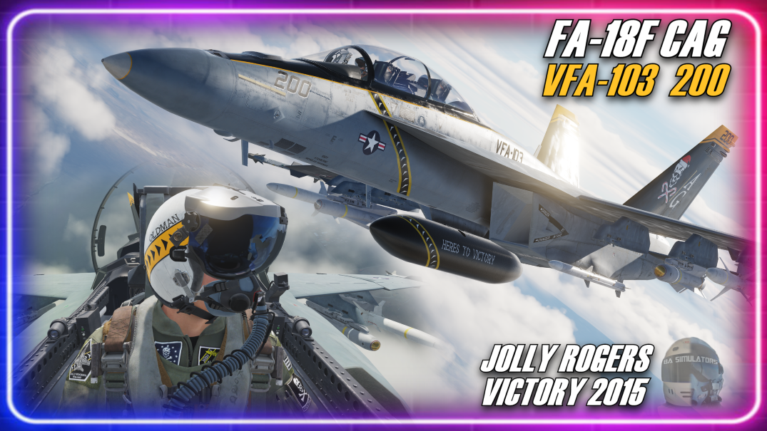 FA-18F SUPER HORNET VFA-103 JOLLY ROGERS VICTORY CAG