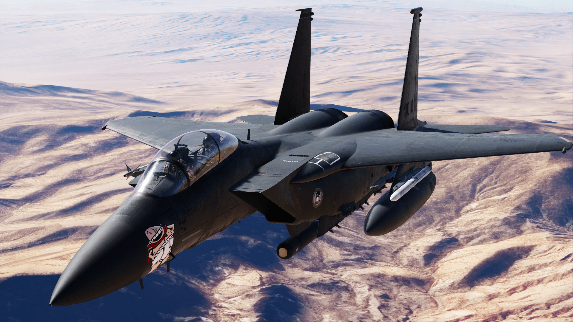 **BRAND SPANKING NEW** The Sh*tStains  Hi-Vis And Lo-Vis F15E Official Team skin (Name still in progress) "The Sh*tter" ((LOW VIS))